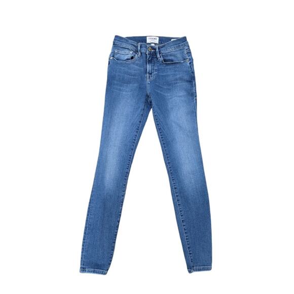 Frame Denim Denim - Frame Denim Le Skinny de Jeanne Crop jeans color Estella, very stretchy size 26